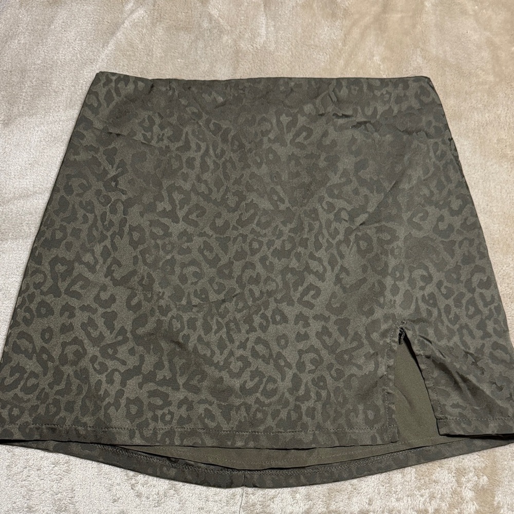 Forever 21 Leopard Print Mini Skirt